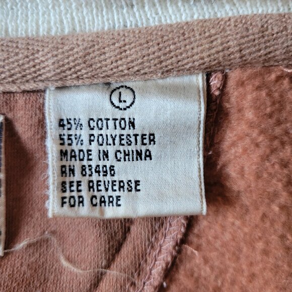 Golden Loop Zip Sweater Jacket, Men’s L, Vintage College Athletic Zip Up, EUC - Picture 5 of 7